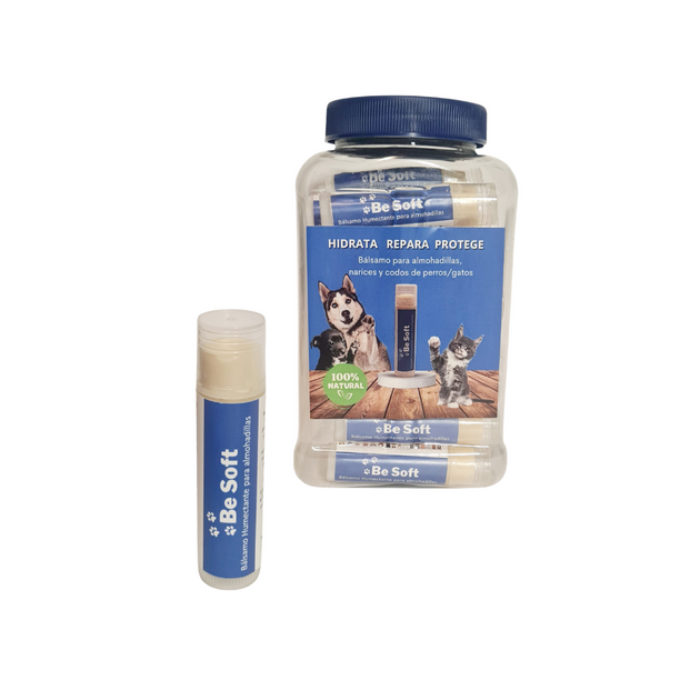 Bálsamo Hidratante Para Patas De Perros Y Gatos | Con Glicerina Vegetal, Aplicación Con Rodillo | 8 G, Seguro Si Se Lame