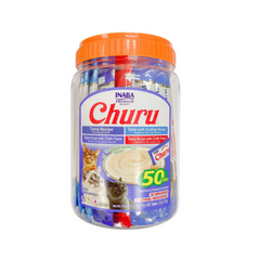 Churu Premios para gato 50 pzs de 14grs (4 deliciosos sabores)