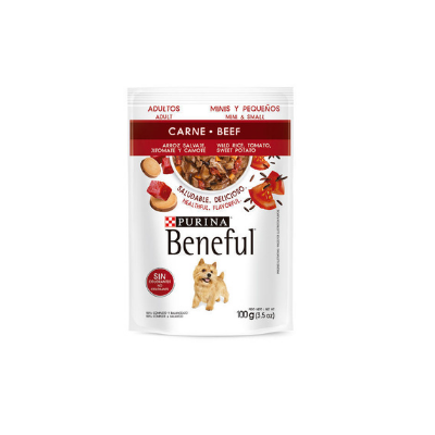 20 Sobres Beneful Perro Adulto Minis y Peque os 100grs Sabores a