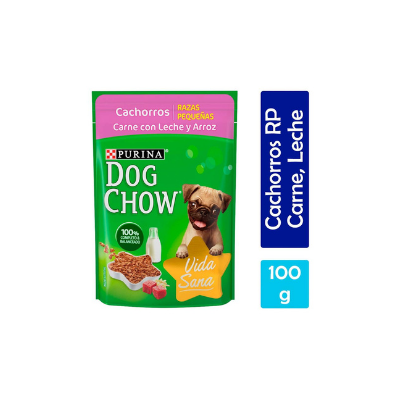 20 Dog Chow Sobres 100grs Cachorro Raza Pequeña Sabores a elegir