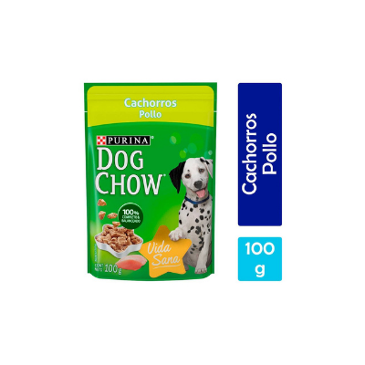 20 Sobres Dog Chow 100 grs Cachorro Raza Grande y Mediana