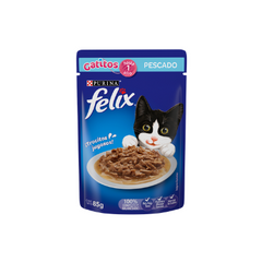 24 Sobres Félix 85gr Alimento para gatito. Sabores a elegir